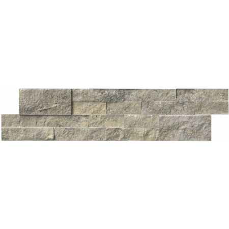 Msi Silver Splitface Ledger Panel SAMPLE Natural Travertine Wall Tile ZOR-PNL-0096-SAM